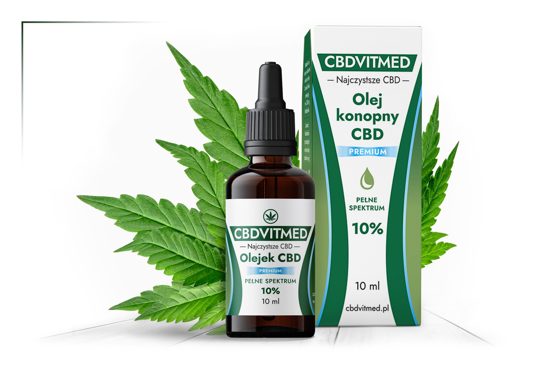 Olejek konopny 10% CBDVITMED